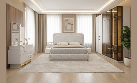 Dream 6 PC FULL BEDROOM SET - 180*200 CM WITH WARDROBE