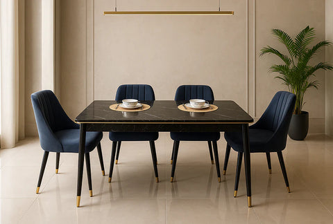 MASA  6-seater Dining Set ( Black )