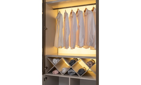 Renaissance 6 PC Full Bedroom Set - 180x200   cm with wardrobe
