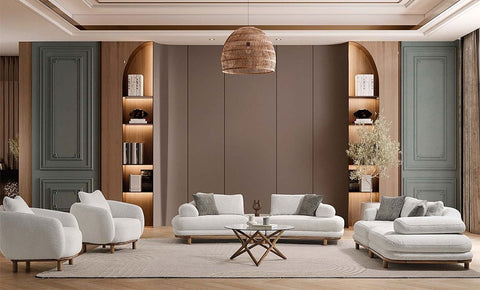 SOFIA sofa set 4+3+1+1