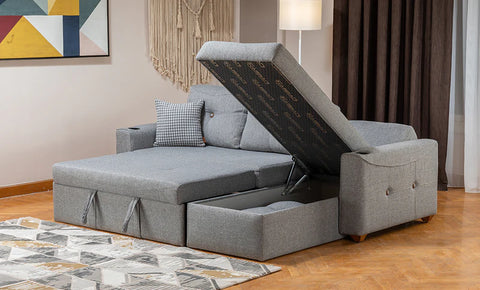 cool  -  L shape sofa bed - 2 seaters - MK Kabbani Furniture