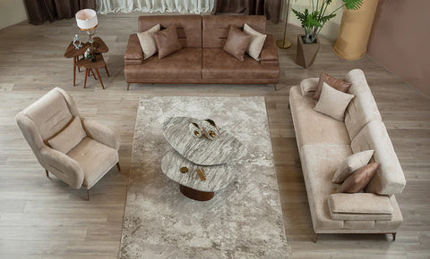 New bottega - sofa set 3+3+1 - MK Kabbani Furniture