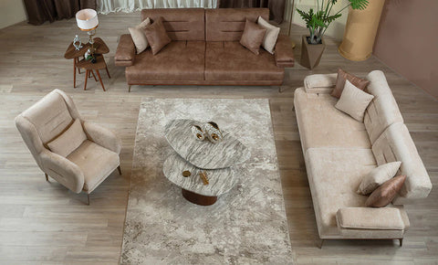 New bottega - sofa set 3+3+1 - MK Kabbani Furniture