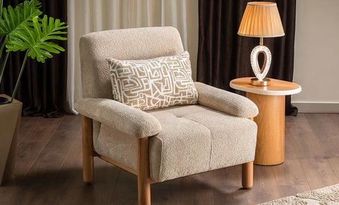NAYA Sofa set ( 3+2+1 ) + Pouf