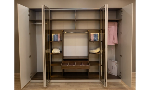 Miami Bedroom Set with Wardrobe – King Size (6 Pieces)
