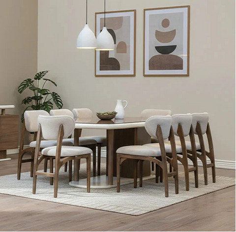 لورد - طاولة طعام - 8 مقاعد    