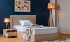 Flat single bed- 4 pieces - MK Kabbani Furniture