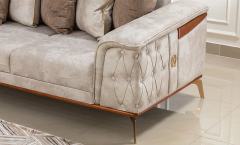 Gloria L shape sofa - MK Kabbani Furniture