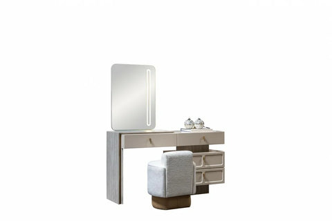 Danty 7 PC Full Bedroom Set - 180x195  cm with wardrobe - MK Kabbani Furniture