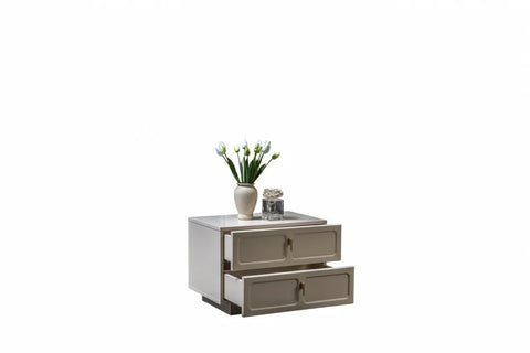 Danty 7 PC Full Bedroom Set - 180x195  cm with wardrobe - MK Kabbani Furniture
