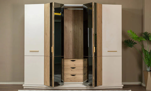 Egy Monaco 6 Doors Wardrobe