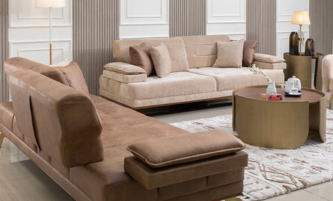 New bottega - sofa set 3+3+1 - MK Kabbani Furniture