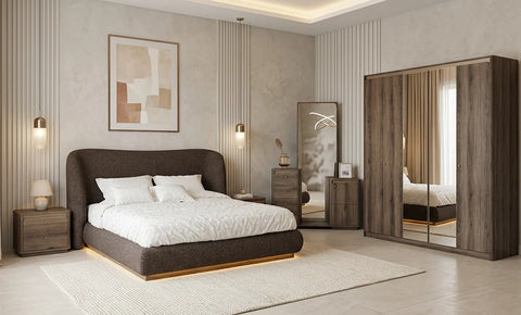 Aurora Bedroom Set – King Size (6 Pieces)