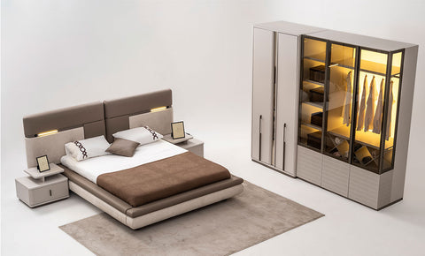 Renaissance 6 PC Full Bedroom Set - 180x200   cm with wardrobe