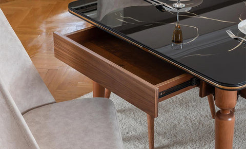 Black Dining Room - MK Kabbani Furniture