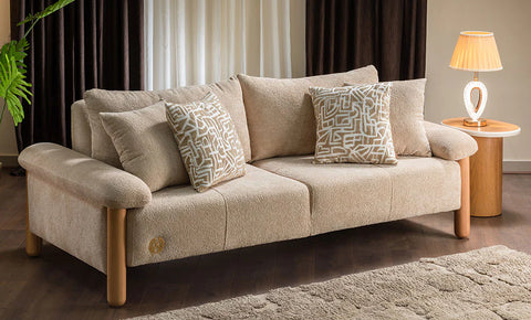 NAYA Sofa set ( 3+2+1 ) + Pouf