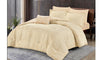 Rose Comforter Set 7 PCS - King - Biege color - MK Kabbani Furniture