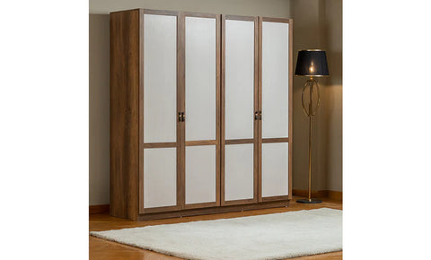 zina  4 Doors wardrobe - MK Kabbani Furniture