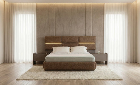 Galaxy Bedroom Set with Wardrobe – King Size (7 Pieces)