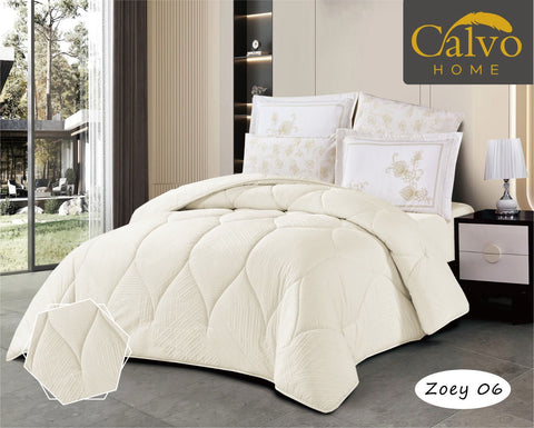 Zoey Cotton Comforter 4Pcs single Set - 6