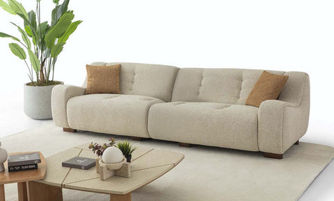 Flat sofa set 3+3+1