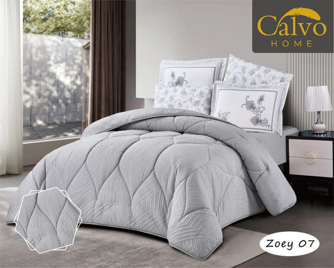 Zoey Cotton Comforter 6Pcs Set - 7