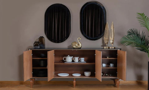 Black Dining Room - MK Kabbani Furniture