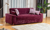 Mira Sofa Bed " Berry color" - MK Kabbani Furniture