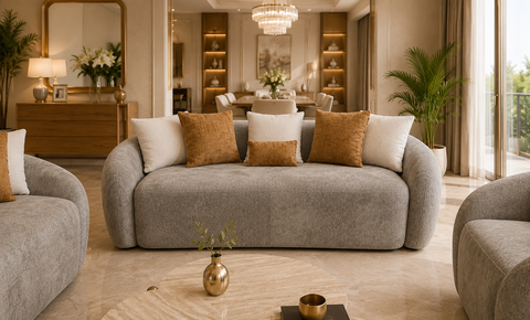 Canary Sofa Set – Modern Curved Design | 3+2+1
