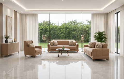 Casa sofa set  ( 3+3+1 )