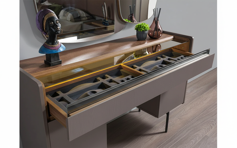 Peru 7-pieces king Full Bedroom set 180*200 cm with wardrobe