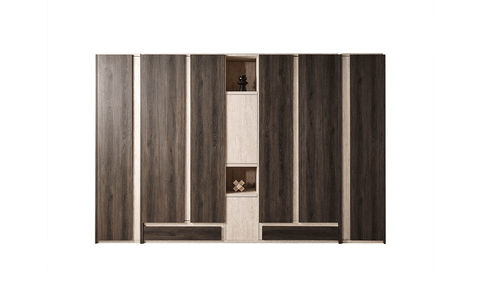 Monaco 7 PC Full Bedroom Set - 180x200 cm with wardrobe