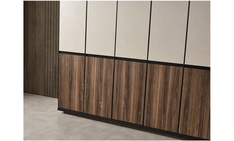 Napoli 8 PC Full Bedroom Set - 180x200  cm with wardrobe - MK Kabbani Furniture