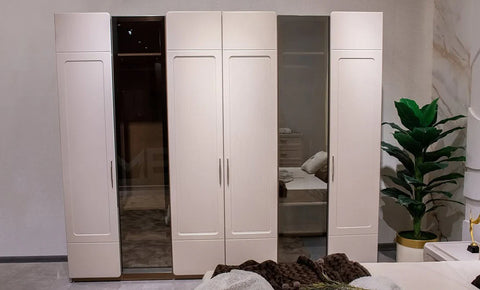 مونزا طقم غرفة نوم كاملة 8 قطع 180*200 مع خزانة 