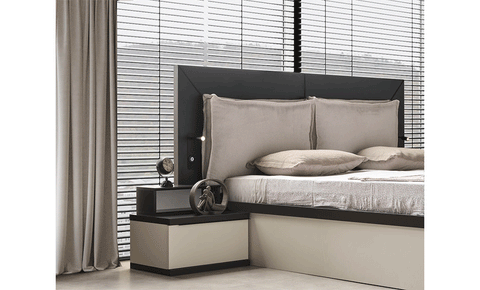 Aroma 8 PC Full Bedroom Set - 180x200  cm with wardrobe - MK Kabbani Furniture