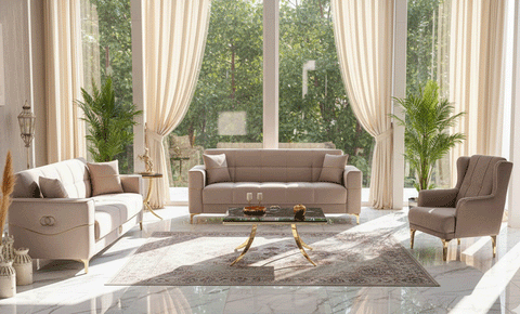 clara sofa set  3+3+1