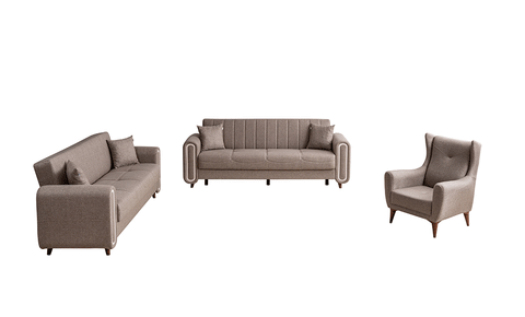 Rosy sofa set  ( 3+3+1 )