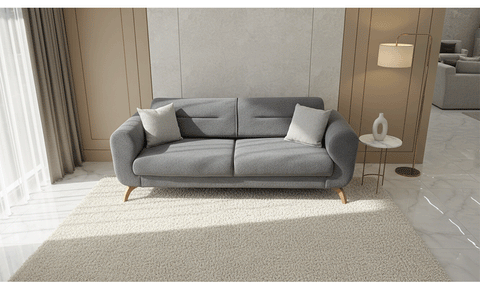 TROY sofa set  ( 3+3+1 ) Gray color