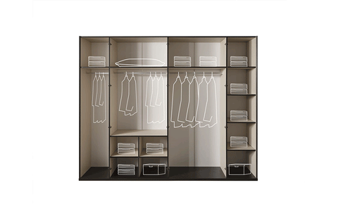 Vivense  8 PC Full Bedroom Set - 180x200  cm with wardrobe - MK Kabbani Furniture