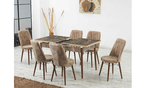 MASA  6-seater Dining Set - MK Kabbani Furniture