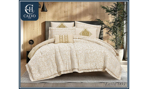 Laila Luxury Jacquard 7-Piece Comforter Set 003