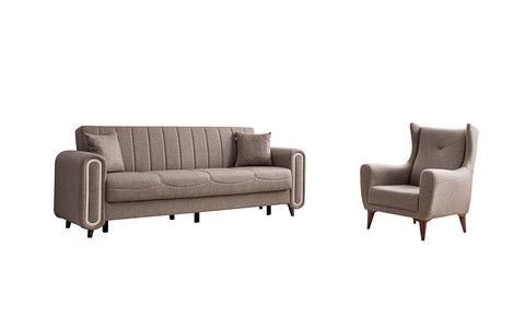 Rosy sofa set  ( 3+3+1 )
