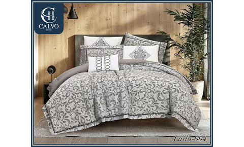 Laila Luxury Jacquard 7-Piece Comforter Set 004