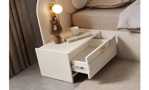 RENTA Monaco 8 PC Full Bedroom Set - 180x200 cm with wardrobe