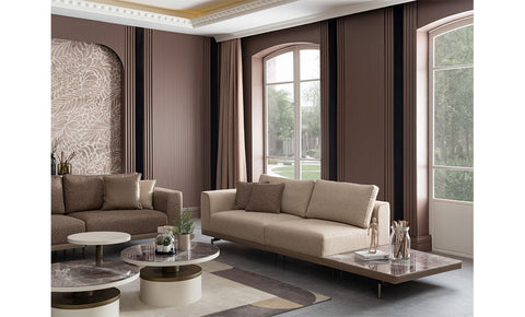 viola sofa set 4+3+1 - MK Kabbani Furniture