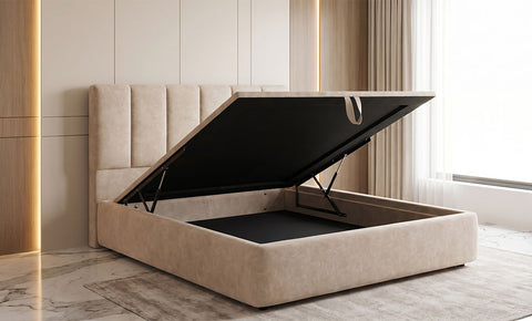 Upholstered Storage Bed – 160 × 200 cm