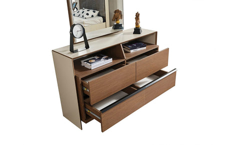 new Milano 6-Pieces King Bedroom Set - 180x200 cm FREE MIRROR UNIT - MK Kabbani Furniture