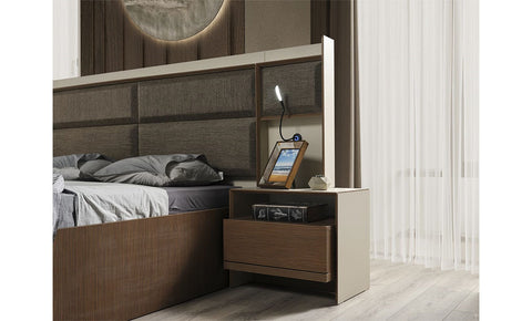 new Milano 5-Pieces King Bedroom Set - 180x200 cm - MK Kabbani Furniture