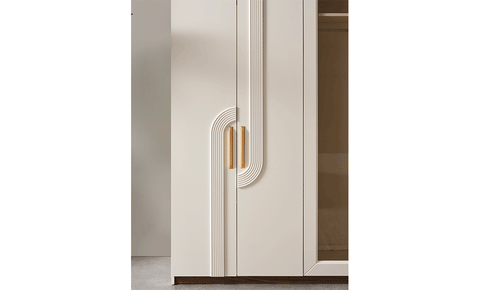 RENTA Monaco 8 PC Full Bedroom Set - 180x200 cm with wardrobe