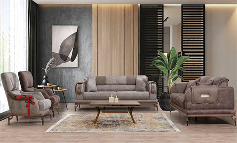 VIVA sofa set 3+3+1+ free gift chair